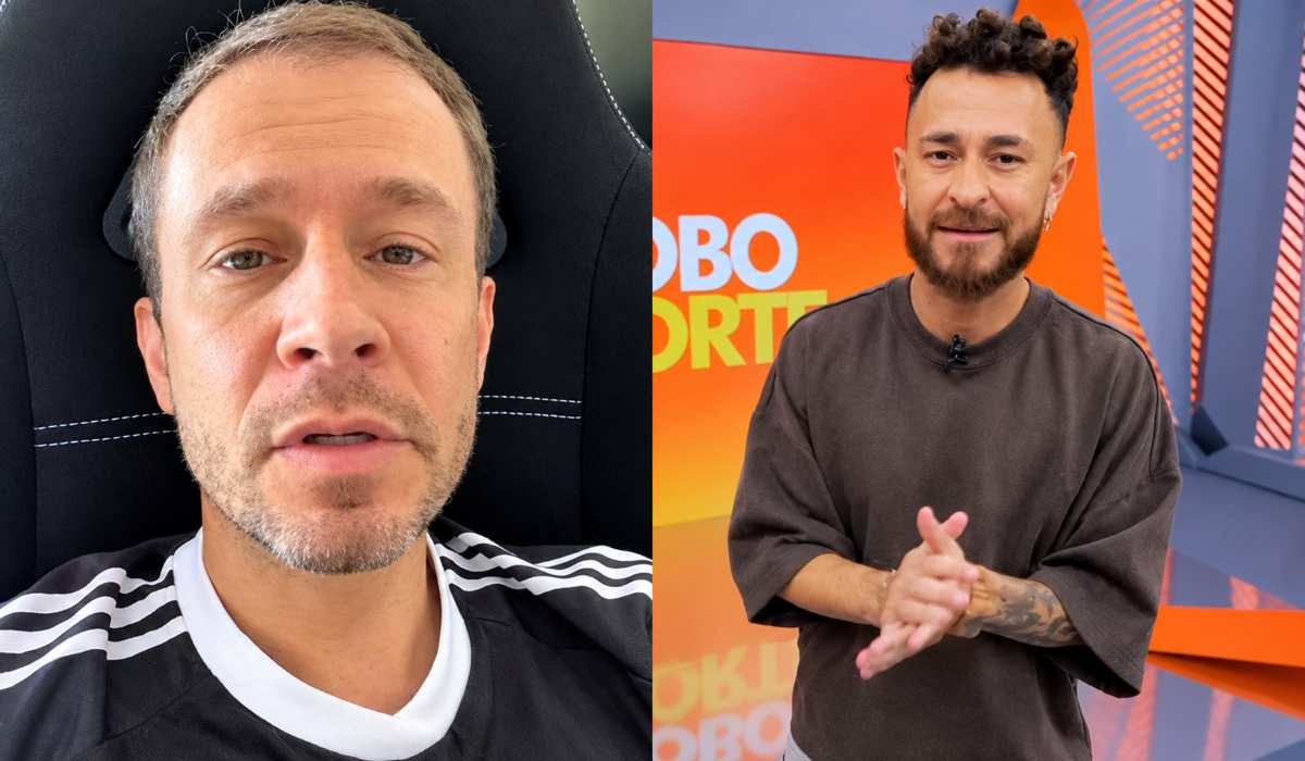 Tiago Leifert e Fred Bruno (Reprodução: Instagram/TV Globo)