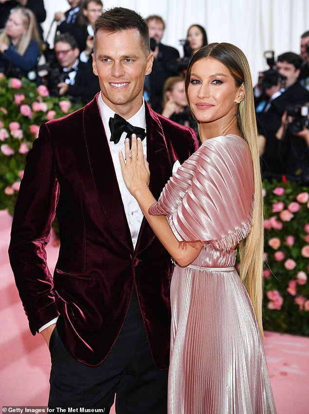 Tom Brady, 46, has been embroiled in wild rumors that he is 'dating' Victoria's Secret Angel Candice Swanepoel; seen with ex-wife Gisele Bundchen in 2019 in NYC