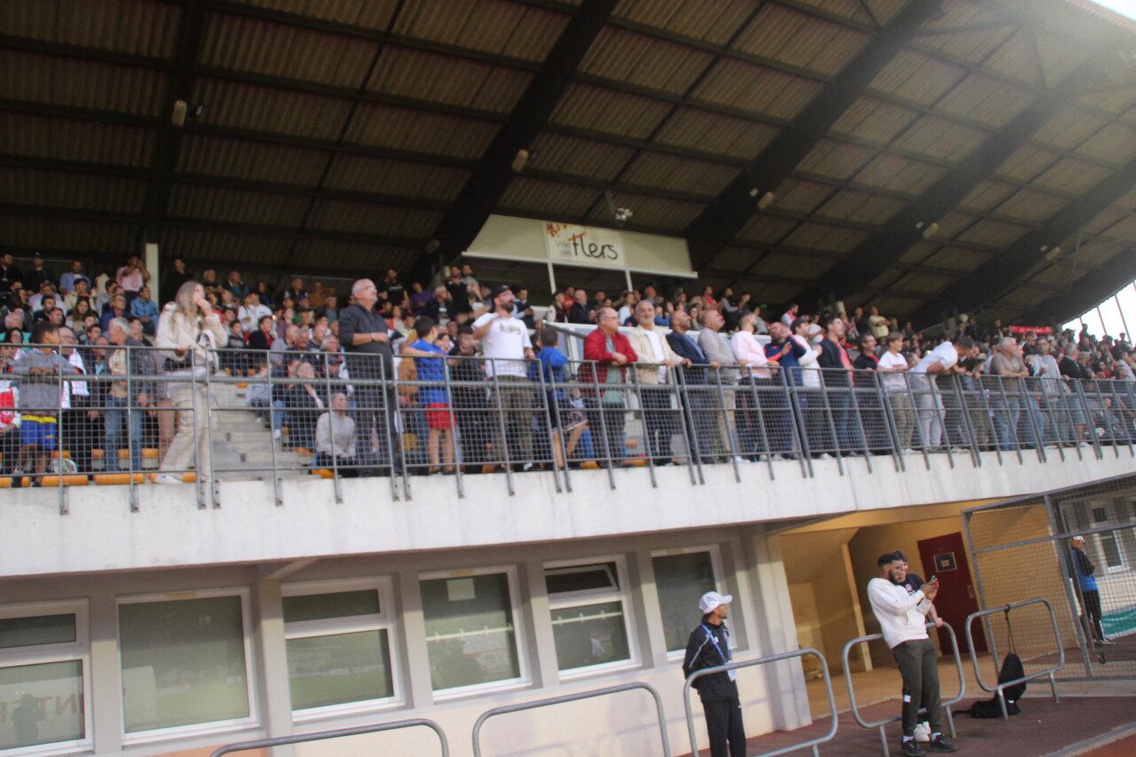 L'ambiance était au rendez-vous au stade du Hazé durant la rencontre