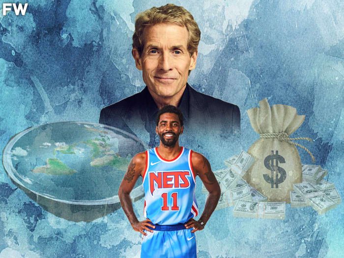 Skip Bayless Calls Out Kyrie Irving's Double-Standard After Reports He Could Take $30 Million Less To Join The Lakers: "Well, If You Think The Earth Is Flat & You Lost $17 Mil Refusing To Get Vaxed ... Who Knows?"