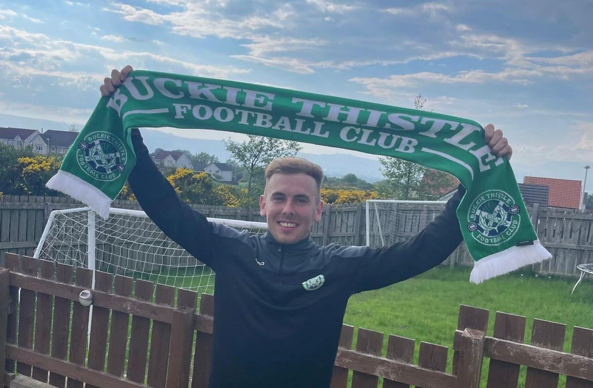 Fraser Robertson signed for Buckie Thistle in 2024. Photo: Buckie Thistle FC Facebook
