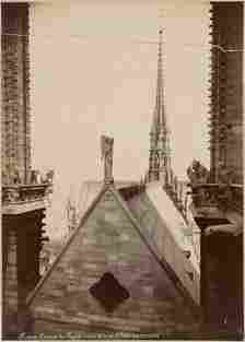 Pignon de Notre Dame de Paris 1892