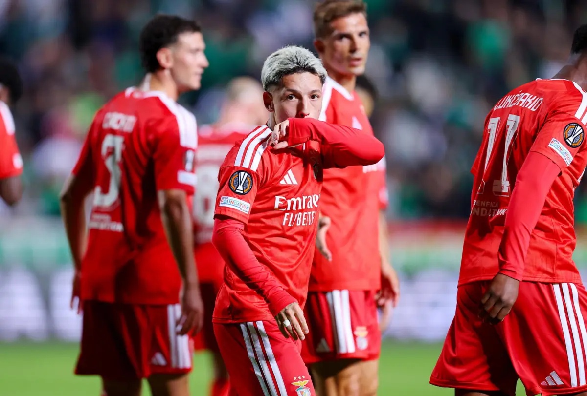 Prestianni marcou mais um golo pelo Benfica