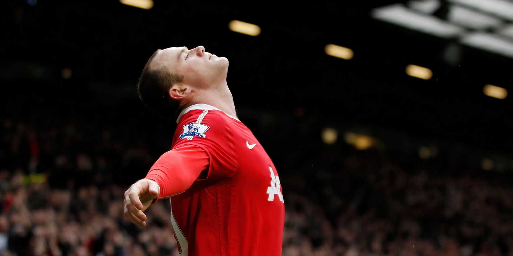Wayne Rooney after scoring against Manchester City