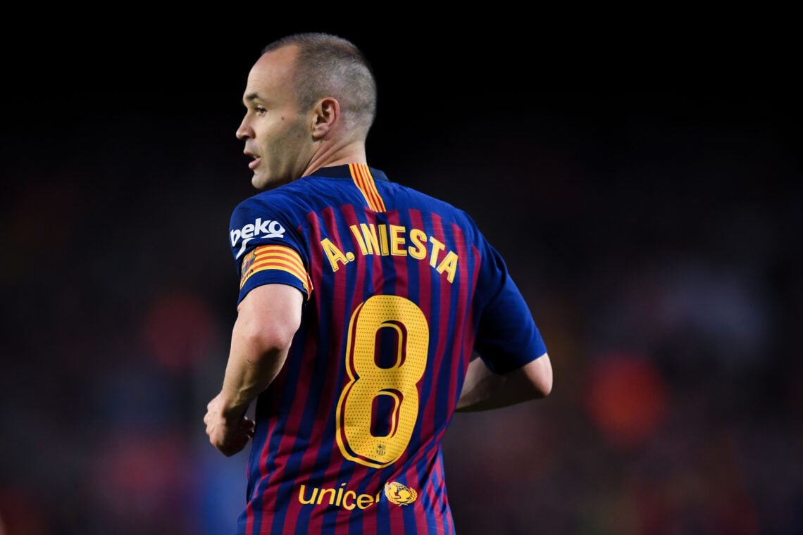 Andres Iniesta in action for Barcelona