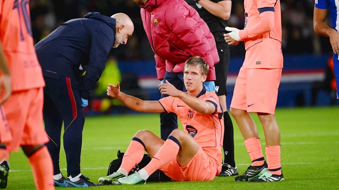 Barca-Star Olmo verletzt: Adduktor-Riss? Ausfall droht