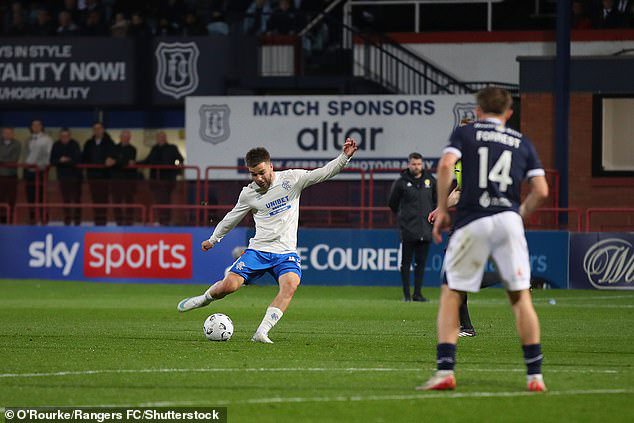 Raskin fires home a spectacular effort to put Rangers in front in the second half