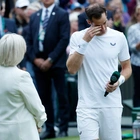 Tennis star Andy Murray tears up at Wimbledon salute after doubles loss with brother