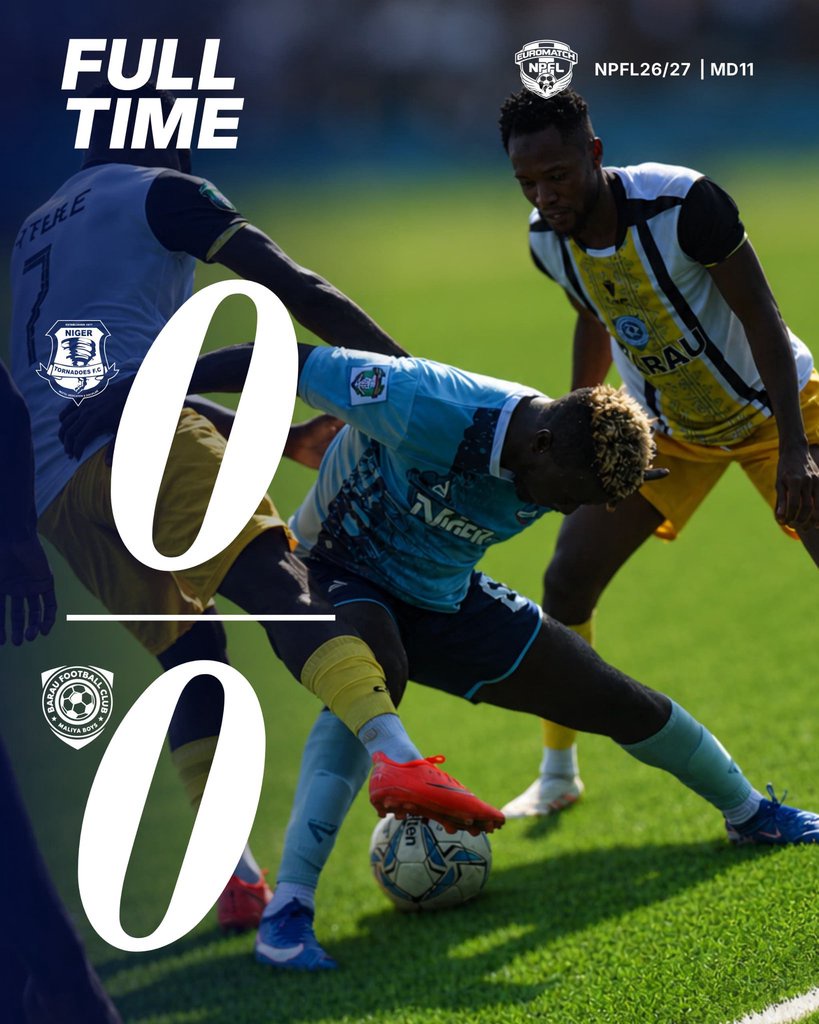 Niger Tornadoes x Barau FC result (CREDIT: Niger Tornadoes on X)