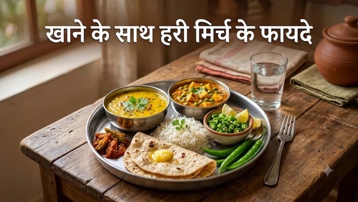 क्‍या आपको भी है भोजन के साथ हरी मिर्च खाने की आदत? सेहत पर होता है क्‍या असर