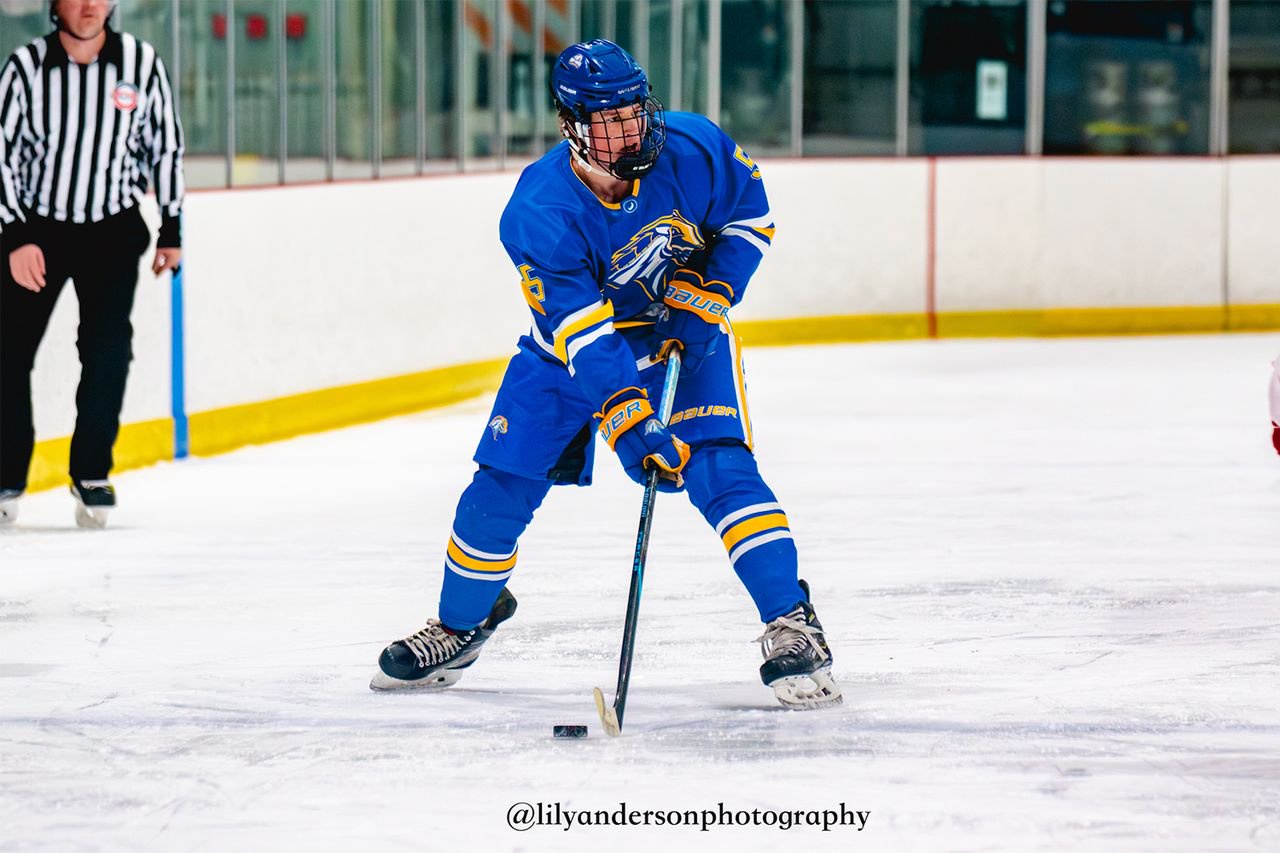 Ryan O’Shea on the ice.Credit: Courtesy of Lily Anderson