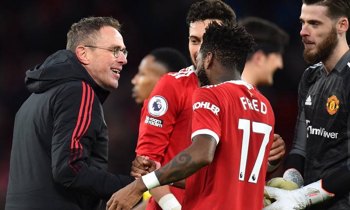 Ralf Rangnick warns Fred and Scott McTominay against &#39;square passes&#39; |  Daily Mail Online