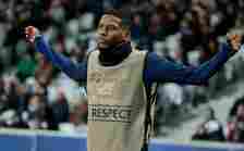 Jean-Clair Todibo of France warms up during the international friendly match between France and Scotland at Decathlon Arena, Stade Pierre Mauroy on...