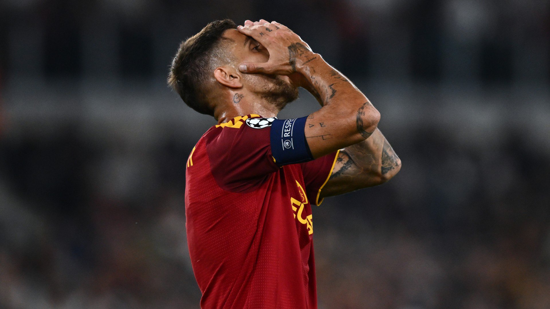Gasperini worried by Pellegrini’s injury after Roma’s big win over Slovan Bratislava