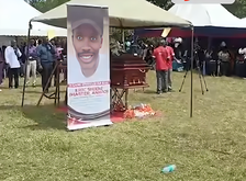 The late Eric Kayioni Shieni, one of the protestors who was tragically shot during the Finance Bill protests on June 18, 2024, laid to rest in Olulunga, Narok South
