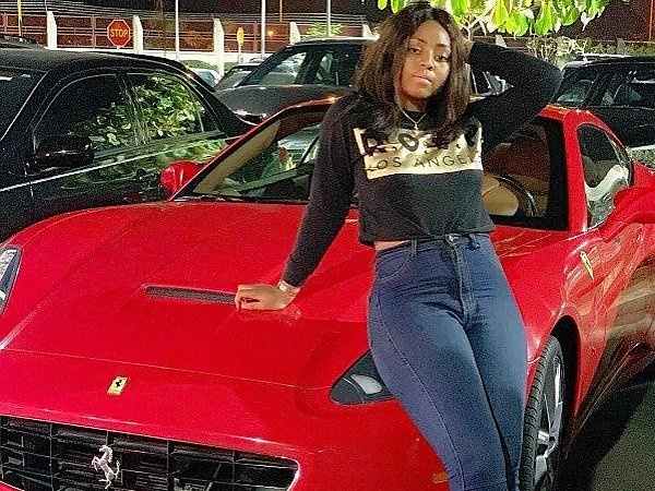 Actress Regina Daniels Under The Influence Of Drugs Shatters The Windscreen Of Ned Nwoko’s Ferrari - autojosh 