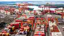 Exports at the Manzanillo port