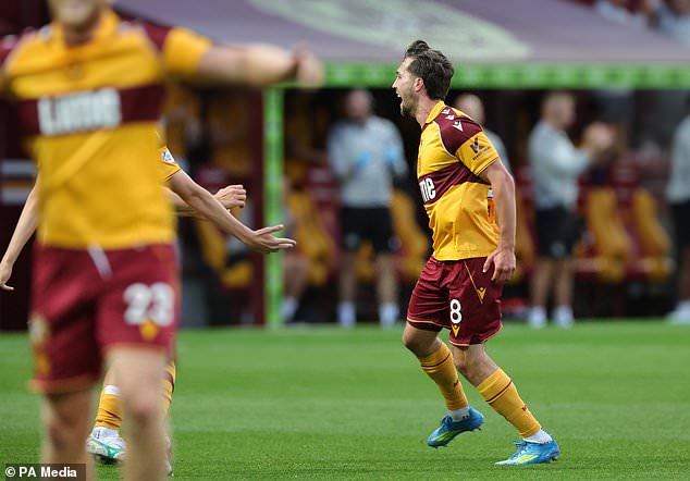 Lukas Fadinger scored a late penalty to snatch all three points for Motherwell (Steve Welsh/PA)
