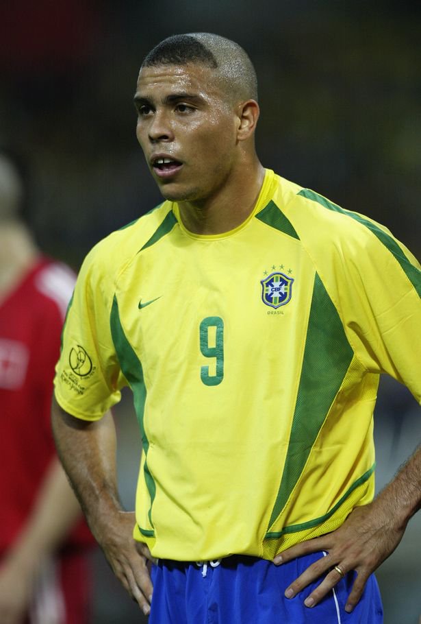 Ronaldo sported a truly memorable hairstyle at the 2002 World Cup
