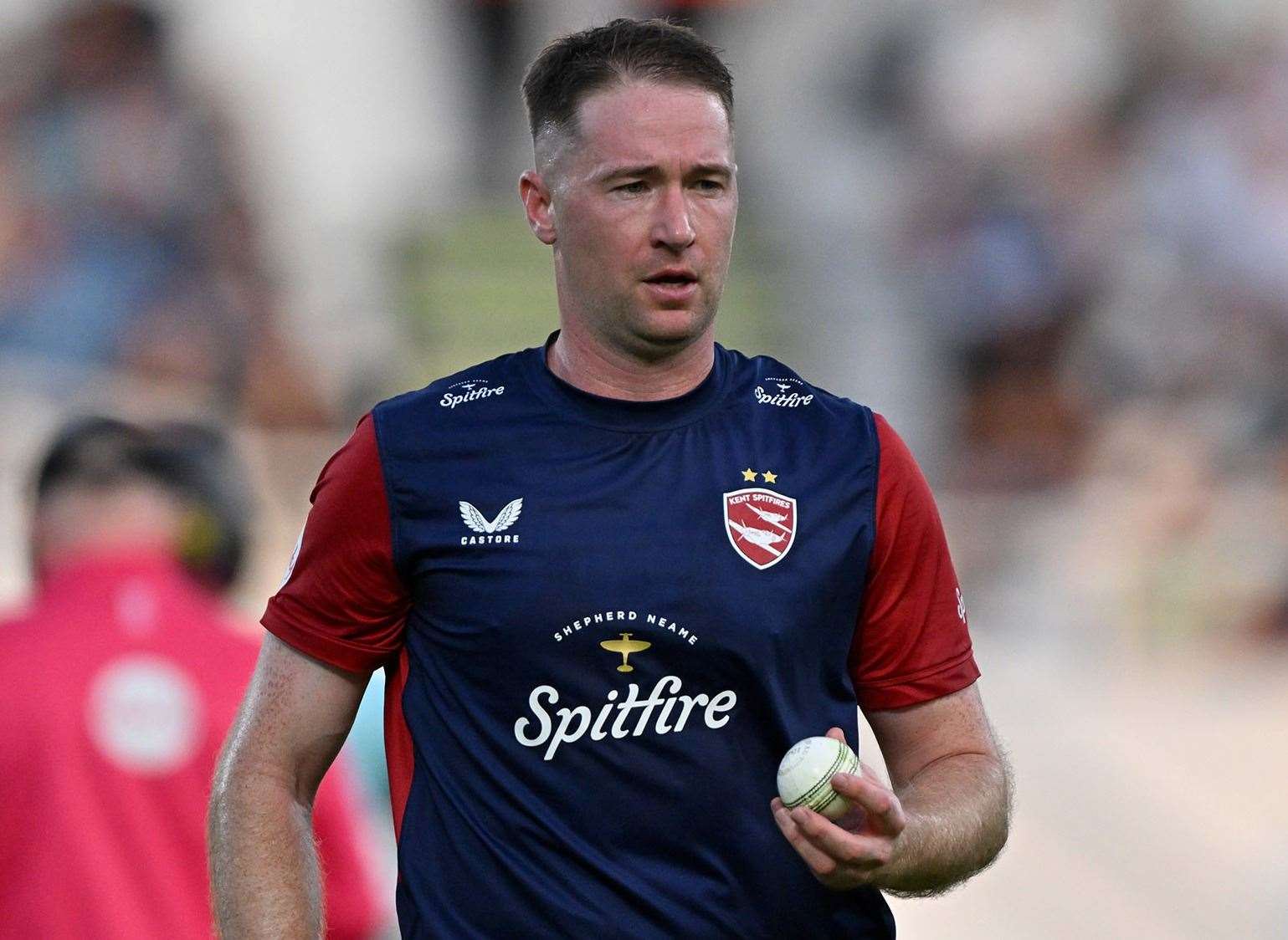 Tom Rogers - will play for Kent in the T20 Blast for a third season in a row in 2026. Picture: Keith Gillard