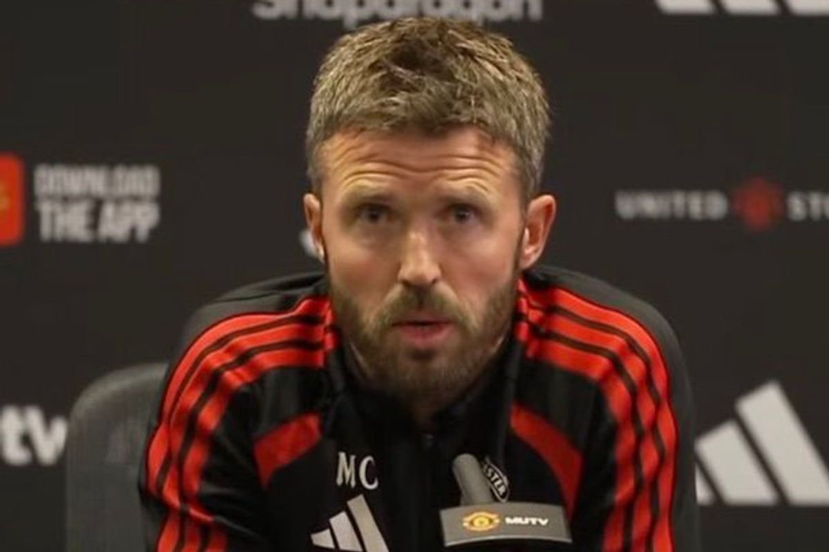 Michael Carrick during his pre-Bournemouth press conference