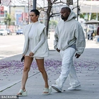Kanye West and leggy wife Bianca Censori match in edgy cream ensembles (and rapper flashes his underwear!) in FIRST sighting since Chateau Marmont 'punch' probe