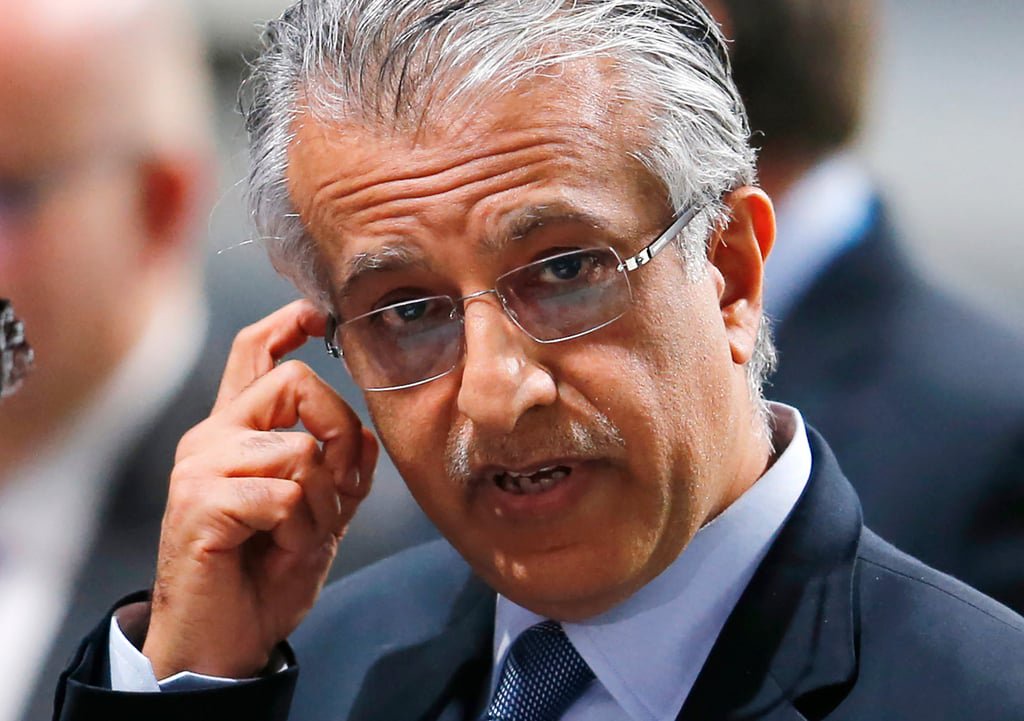 Sheikh Salman bin Ibrahim Al Khalifa had joined with Uefa and Concacaf against Gianni Infantino. Photo: AP