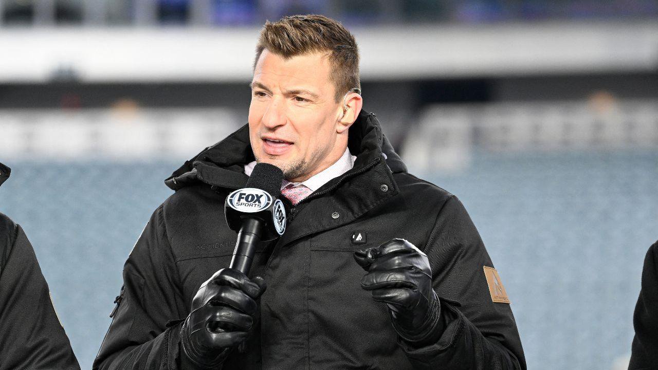 image of Rob Gronkowski now has a career in the broadcasting world.