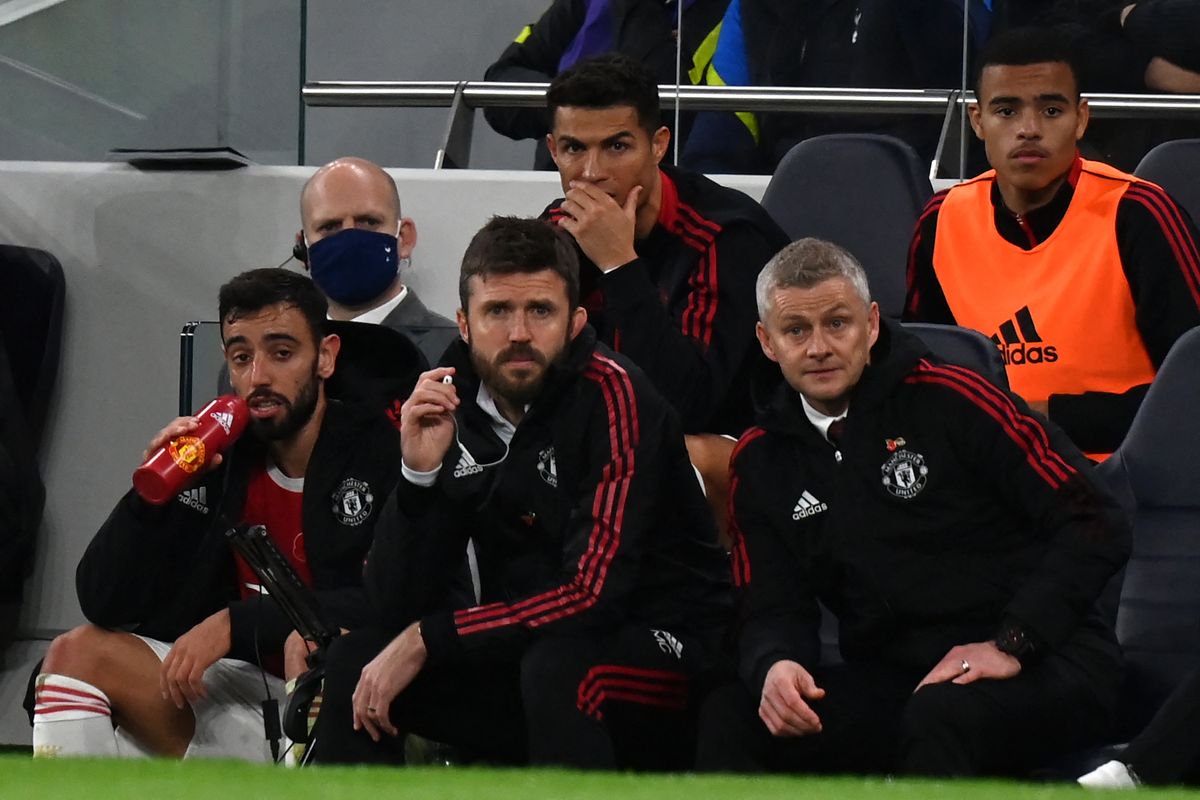 Ole Gunnar Solskjaer and Michael Carrick