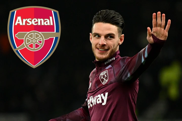 Arsenal favourites over Chelsea for Declan Rice transfer