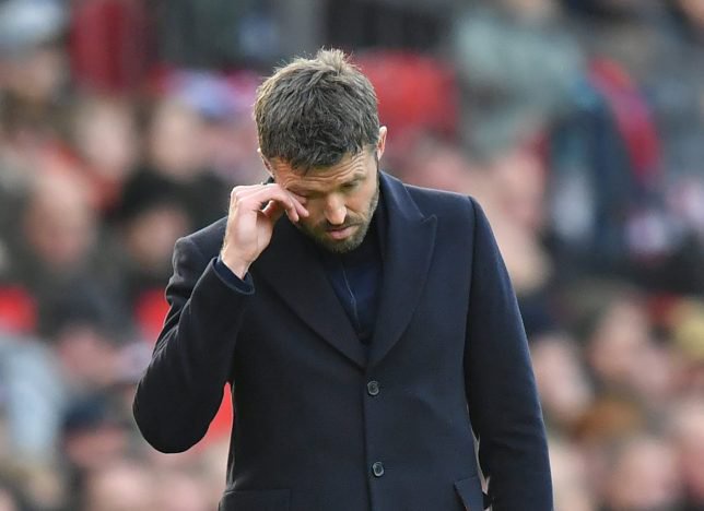 MANCHESTER, ENGLAND - OCTOBER 25: Manchester United's Manager Michael Carrick during the Premier League 2026/27 match between Manchester United and AFC Bournemouth at Old Trafford on October 25, 2026 in Manchester, United Kingdom. (Photo by Dave Howarth - CameraSport via Getty Images)