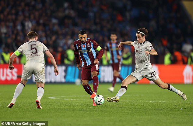 Former Liverpool star Salah was a constant menace for a Hearts side riddled by injury