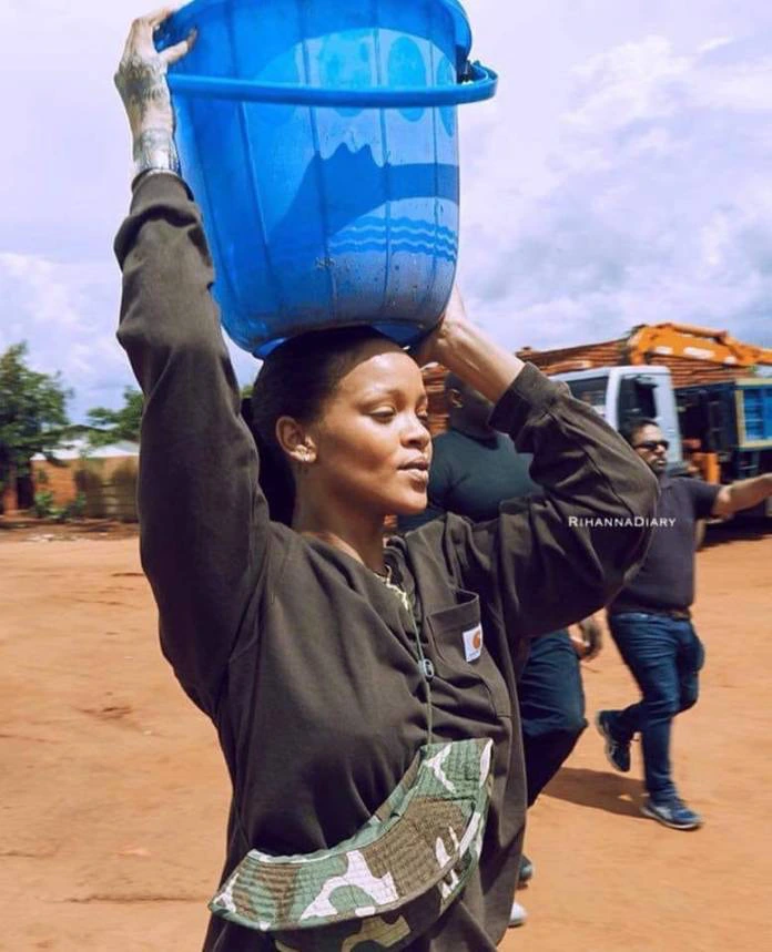 8 Pictures of Rihanna when she visited Africa for the first time (photos) 2