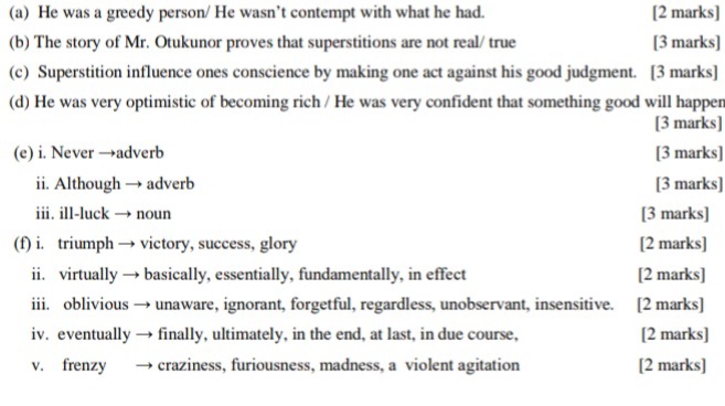 Bece english essay questions image