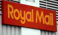 A Royal Mail sign