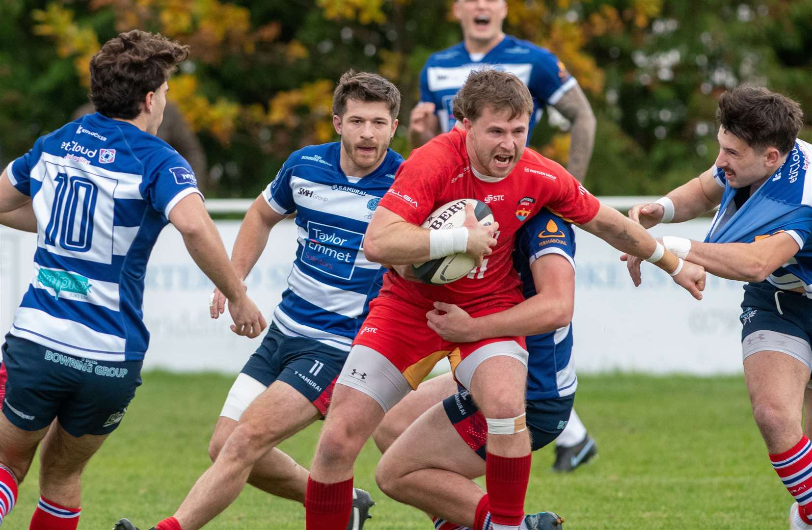 Ruaridh Dawson in action for Cambridge during the loss away at Sheffield. Picture: Chris Fell