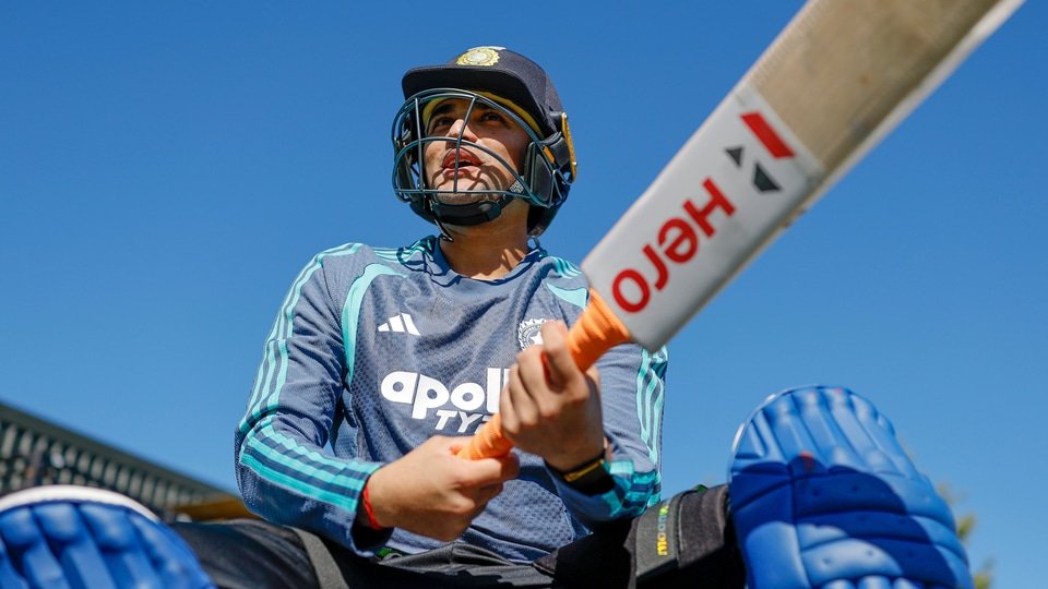 Abhishek Sharma of India during a training session at the Hagley Oval, Christchurch, New Zealand on October 21, 2026. (CREIMAS for BCCI)