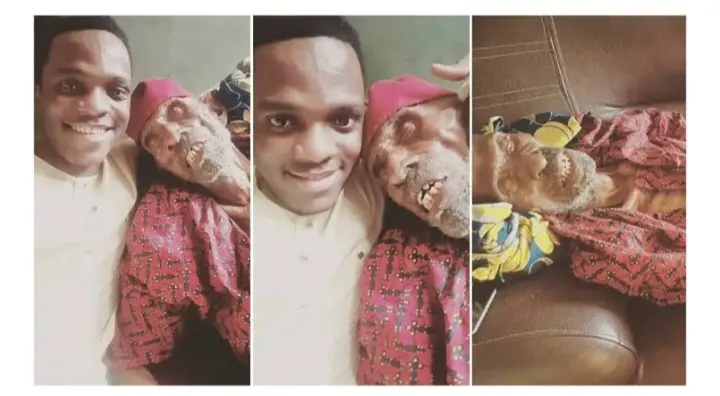 Wow! Meet the 195 year old man in Nigeria, making him the oldest living person in the world (Photos)
