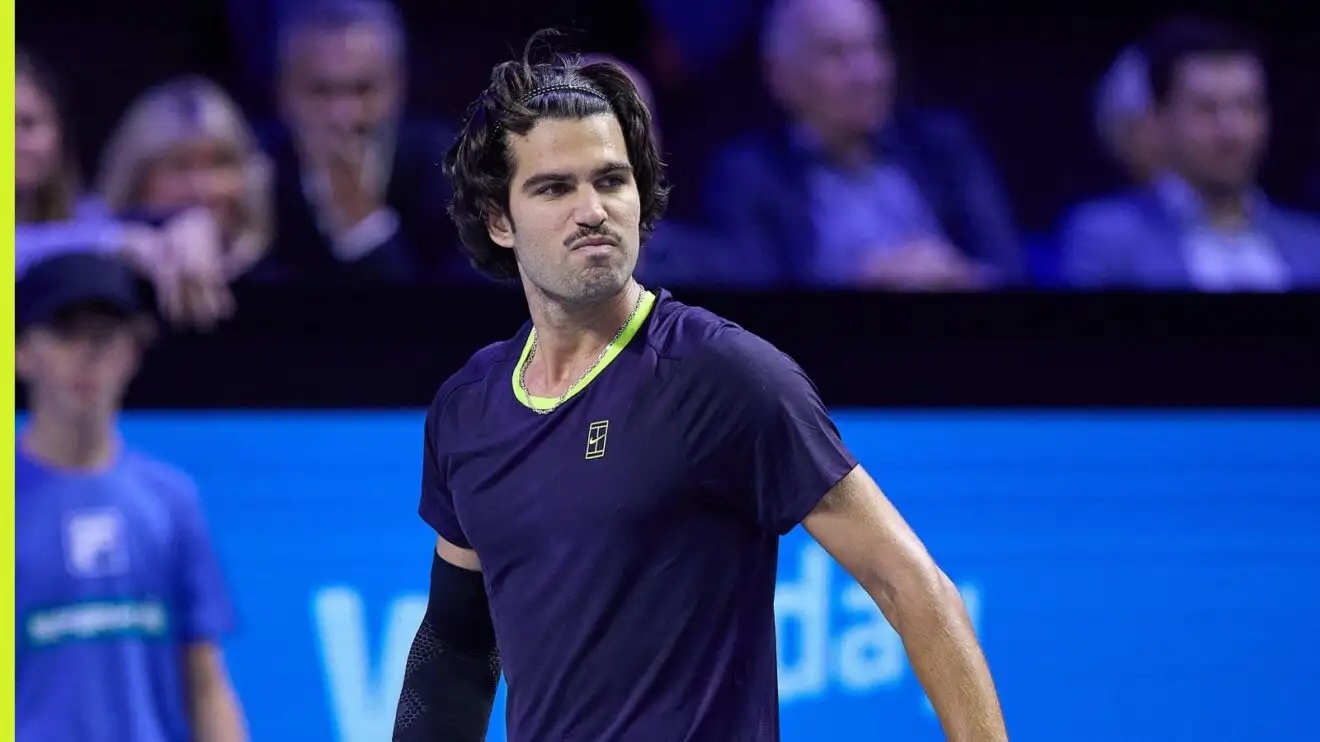 Carlos Alcaraz at the 2026 Vienna Open.