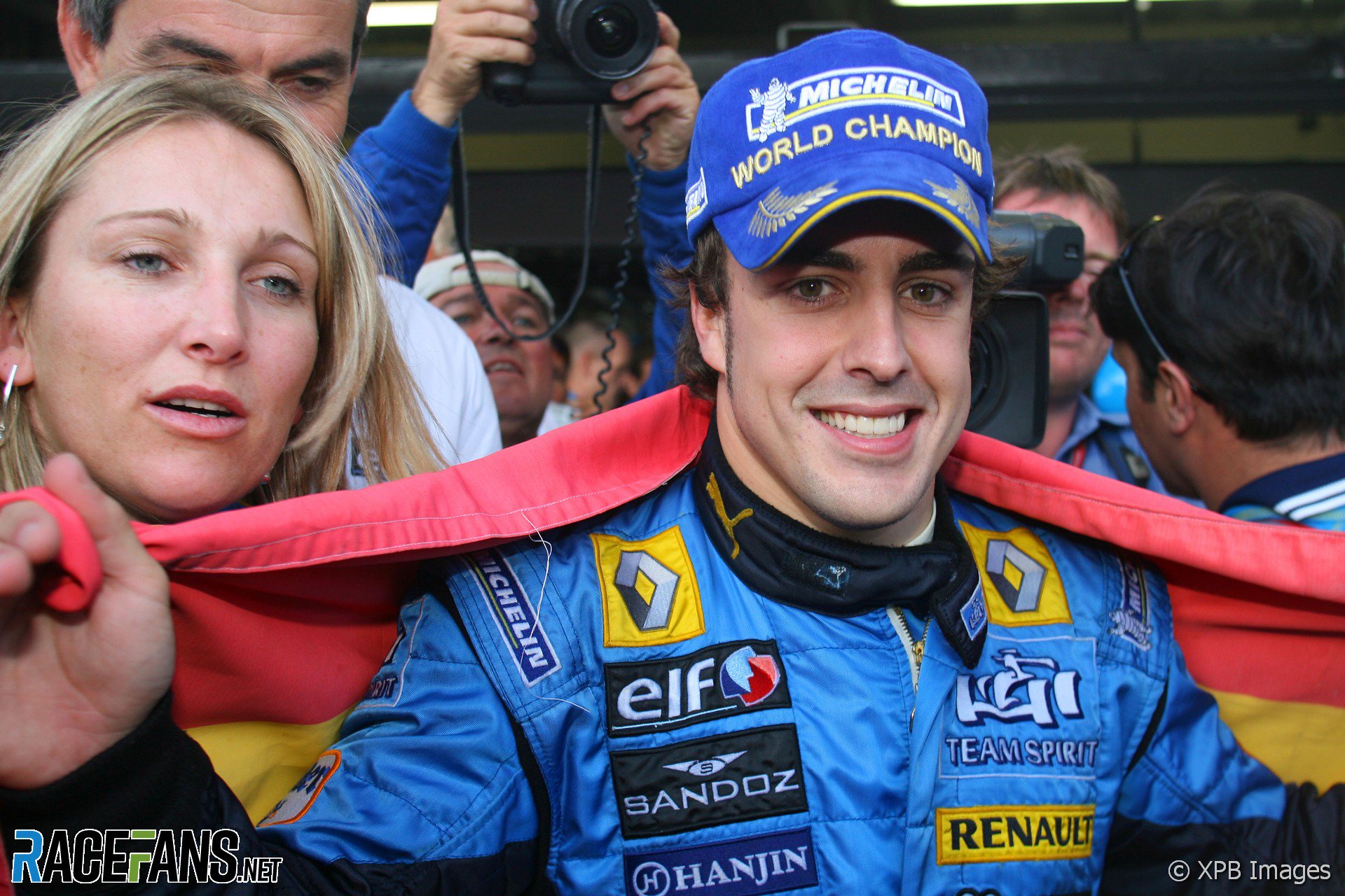 Fernando Alonso, Renault, Interlagos, 2006