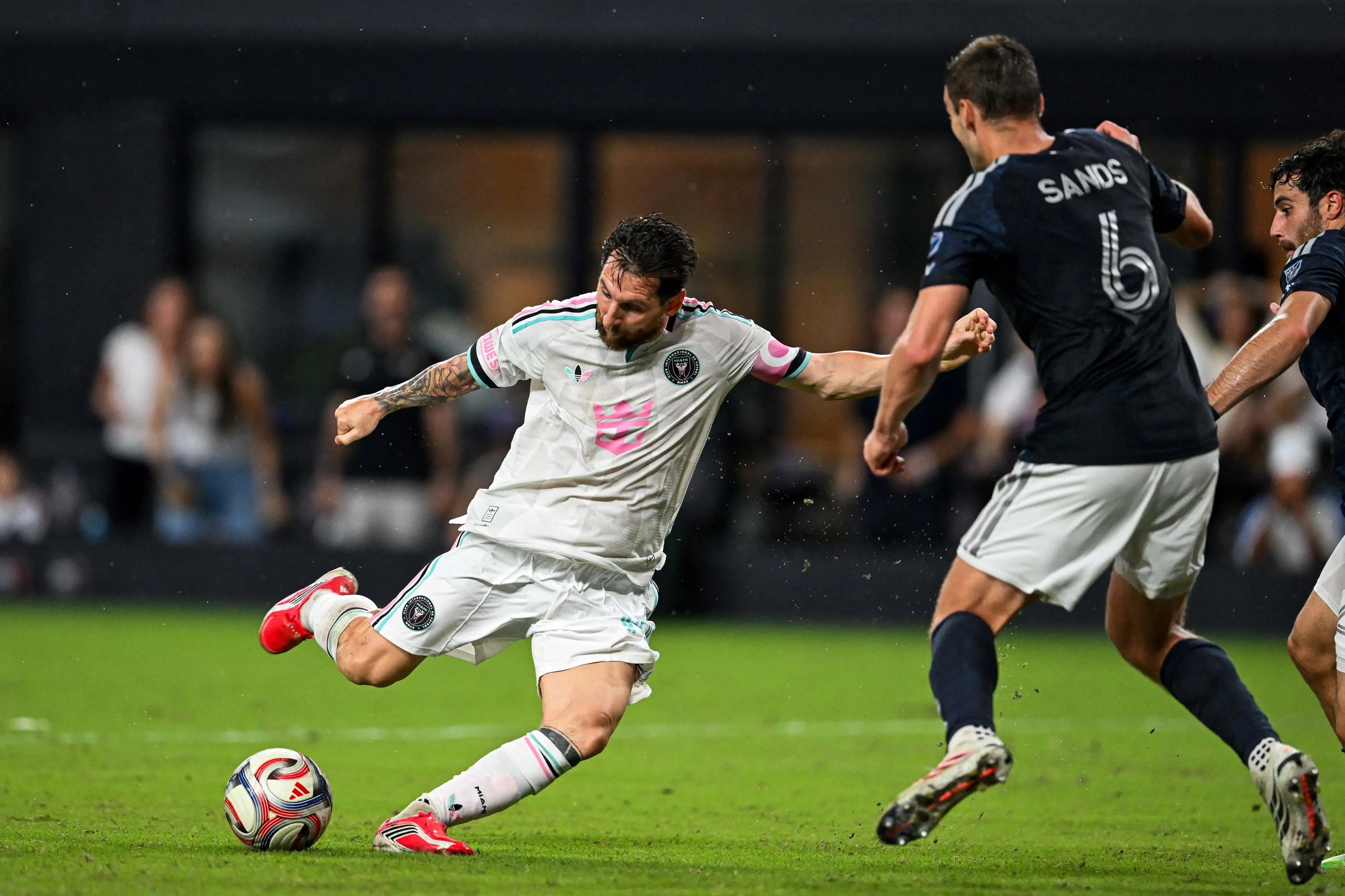  Argentine forward Lionel Messi scored twice in the space of four minutes to lift Inter Miami to a 3-1 victory at Atlanta United on Saturday