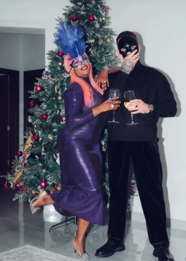 DJ Cuppy shares lovely photos from her New Year's day celebration in Dubai with her fiancée Ryan Taylor