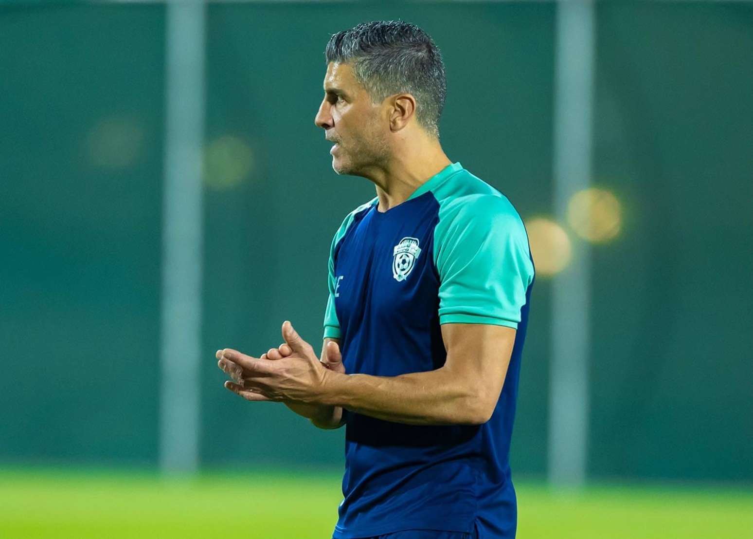 Pedro Emanuel em passagem por seu último clube antes do Vasco, o Al-Fayha –