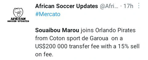 Orlando Pirates sign Cameroon World Cup star Souaibou Marou
