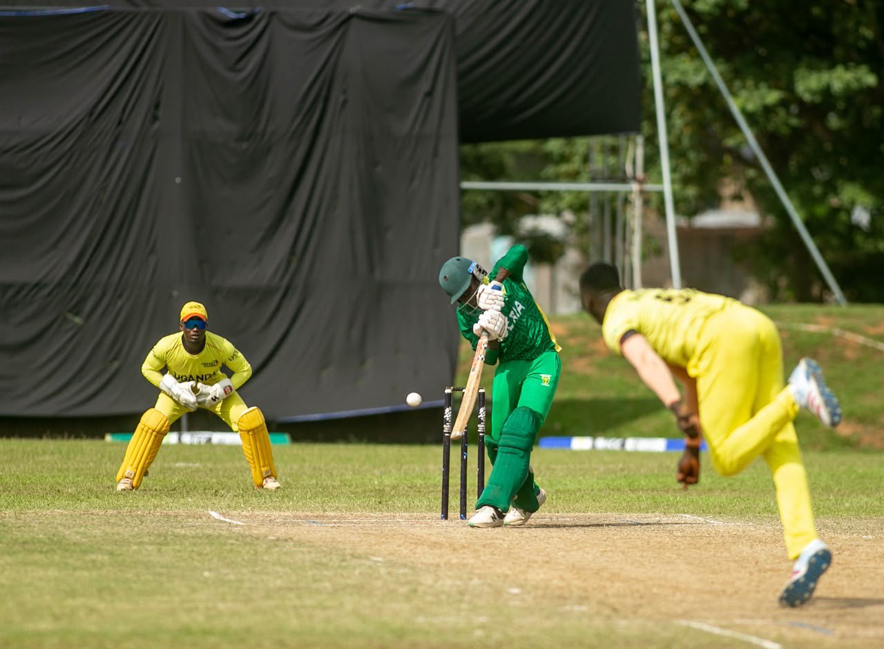 T20 Cricket World Cup qualifier Action between Nigeria and Uganda in Abuja