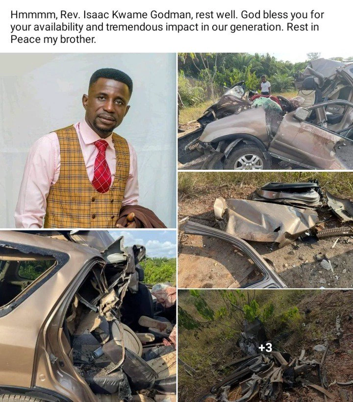 Sad: Popular Assemblies Of God Pastor Sadly Dies Alongside With a Church Member in an accident