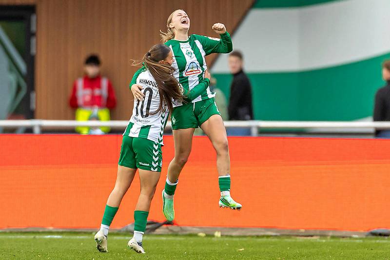 Torjubel von Sarah Gutmann (Werder Bremen)