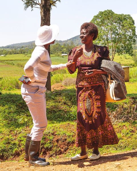 Akothee and her mother