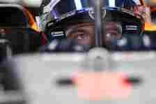 Max Verstappen of the Netherlands sits in the (1) Oracle Red Bull Racing RB20 in the garage during the F1 Grand Prix of Miami at Miami Internationa...