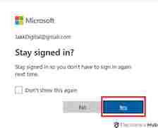 sign in -adding onedrive to the computer
